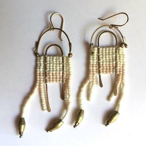 HANDMADE beaded earrings. New